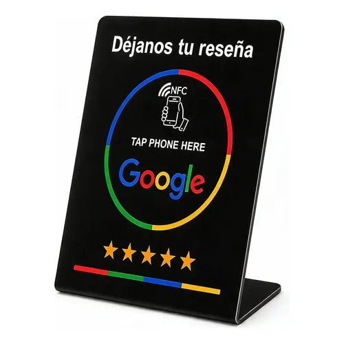 Soporte NFC para reseñas de Google