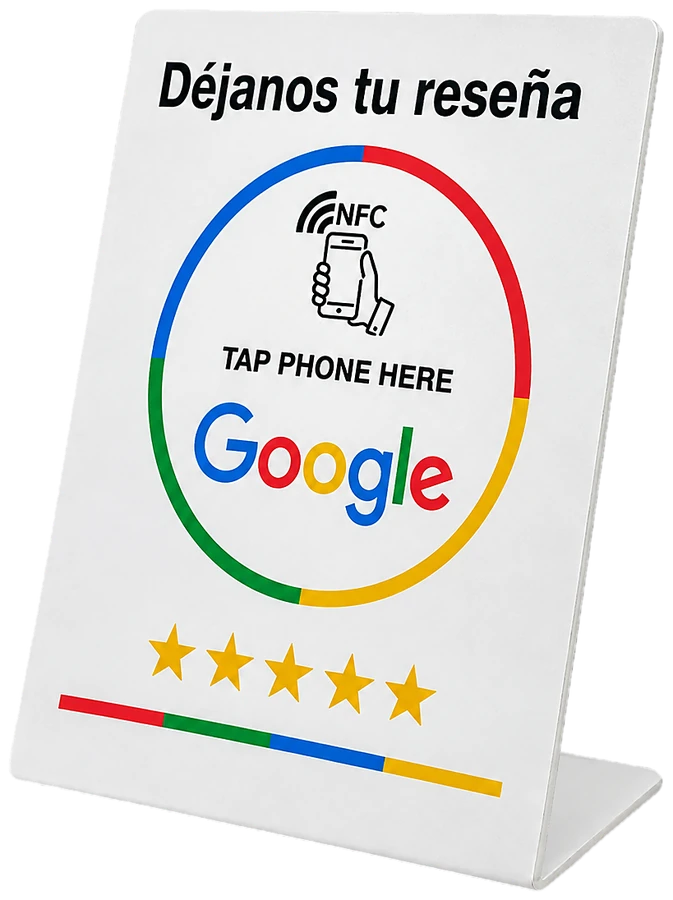 Soporte NFC para reseñas de Google